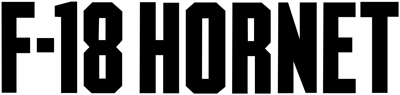 F-18 Hornet logo for Atari 7800